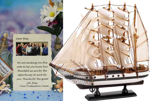 Custom message and unique gift Ship