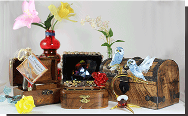 Treasure Chests and Blown Glass